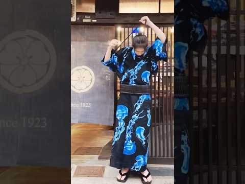 たすき掛け３ヶ月ごとの変化(Three-month change tasukigake)#kimono #yukata #tasukigake #kyoto #着物 #浴衣 #京都