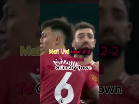 Man Utd lose 2-2 to Grimsby Town 😡 #football #manchesterunited #grimsby #fulltime #viral #shorts