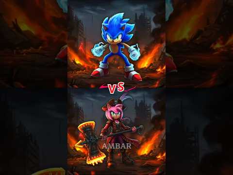 Sonic vs Pirate Shadow, Amy Rose, Knuckles... #sonic #battle #shadow #shorts #amyrose #knuckles