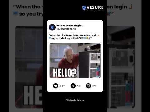 When Face Recognition Gets… Confused 🤖😂 | HRMS Fun #corporatelife