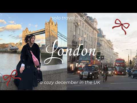 Vlogmas in London ☆ cozy december holiday festivities, introvert diaries, solo dates, thrift with me