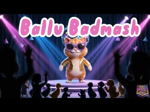 Ballu Badmash Funny cat animation story | Animated story for kids #billukavideo #catshorts #shorts