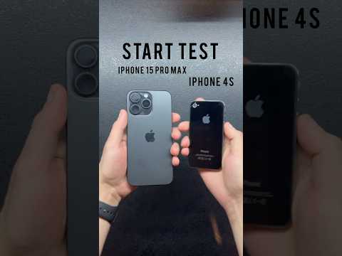START TEST iPhone 4S vs 15 PRO max😱