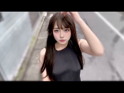 【ノーブラ散歩】近所をノーブラで散歩したらすれ違った人に見られちゃった...？🫣💕 【初投稿】