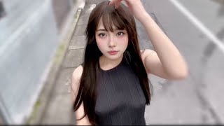 【ノーブラ散歩】近所をノーブラで散歩したらすれ違った人に見られちゃった...？🫣💕 【初投稿】