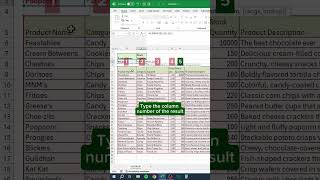 Vlook Up in Excel #vlookupinexcel #vlookupformula #vlookup #excel #anmhacks #vlookupfunction #shorts
