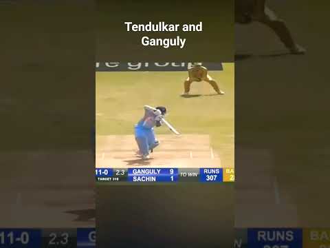 Sachin Tendulkar and Ganguly #shorts #viral #cricket