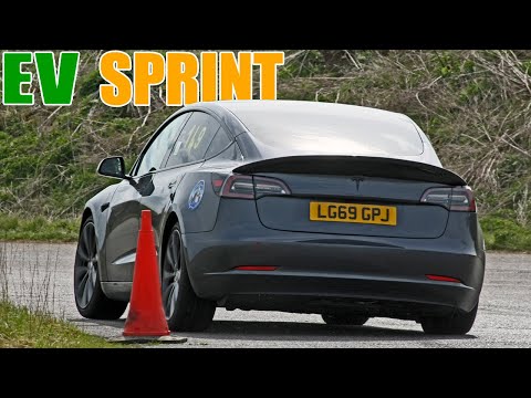 Tesla Model 3 Performance at Abingdon Long Course Sprint 2022