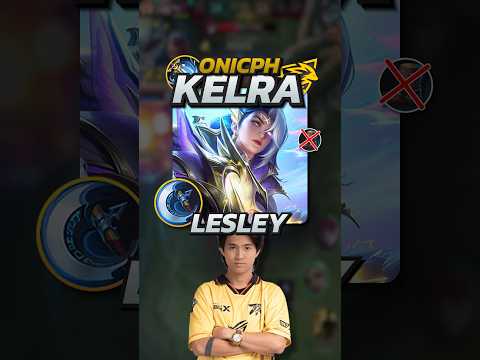 How Onic Kelra Plays Lesley! Mobile Legends #mobilelegends #mlbb #gaming #mlbbgoldenmonth