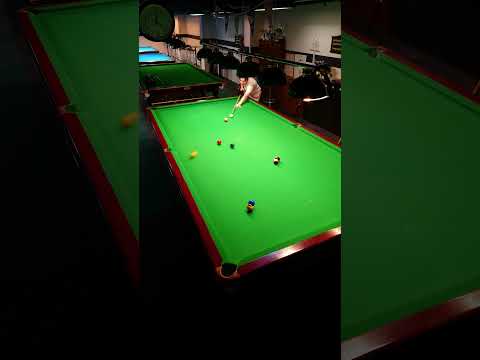 billiards combination on snooker table #shorts #pool #8ballpool #billiards #snooker