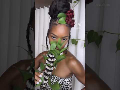 🌹 🌹 #naturalstlyes #braidedupdos #creativebraidstyles