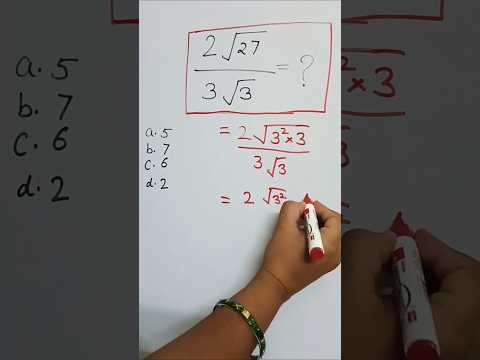 How to rationalize the denominator easily? #math #shorifsir #denominator #basicmaths #tips #choice