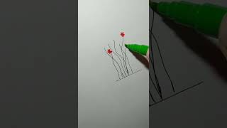 #flowers #drawingflowers #quickandeasy #easyartidea #artideas#artshorts #artforkids#youtubeshorts