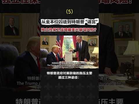 特朗普猛攻美联储|降息之争引爆美元核弹风险？|美联储百年博弈|被严重低估的全球风险|独立性保卫战暗藏美元崩塌风险？（5）