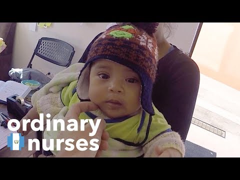 Baby Health Screening in Guatemala Village