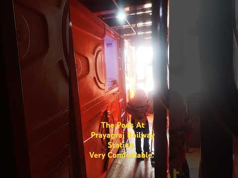 Railway Station Pods in Prayagraj junction . Very comfortable.