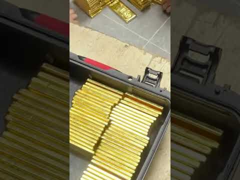 "Satisfying Gold Bar Stacking | Pure Gold Bars Arrangement"#GoldBars #GoldStacking #SatisfyingVideo