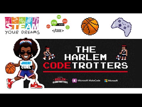 Elementary and Middle school age kids learn to code via Harlem CODETrotters, via STEAM Esports