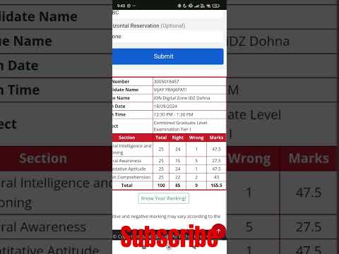 SSC CGL 2024 TIER 1 ANSWER KEY OUT, MY RAW SCORE - 165.5/200 #ssccgl2024 #ssc #sscanswerkey #cgl2024