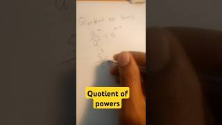 Quotient of powers       #trytosolve #maths #solveitquickly #mathexercise #exam