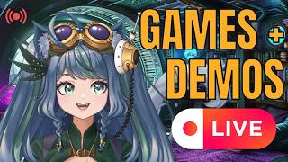 🔴 GAMES + DEMOS | Spoopy or Cozy? | #gaming