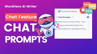 Save Time, Win Big: Save Your Frequently Used Chat Prompts in WordHero
