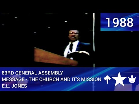 The Church and Its Mission By E.L. Jones 83rd General Assembly COGOP 1988