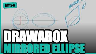 Drawabox Mirrored Ellipses - Days 5-6