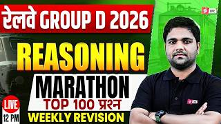 RRB Group D Reasoning Marathon class | Group D Reasoning Practice Set |Group D Reasoning Chandan sir