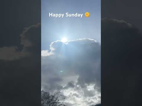 #feelgoodvibes #happysunday #sunshinethroughtheclouds