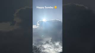 #feelgoodvibes #happysunday #sunshinethroughtheclouds