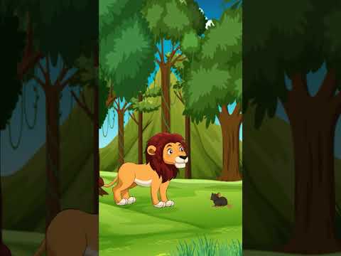 The Lion and the Mouse | Moral Story for Kids | Animated English Short Story by Miniminds
