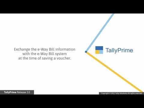 How to Generate e-Way Bill Online Using TallyPrime