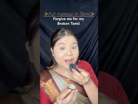 Full makeup in Tamil 🤪.         #makeup  #makeuptutorial  #fullmakeuptutorial #southindianlook