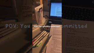 POV: You actually committed ✨️| #studying #studyhard #study #motivation #studyshorts #studyinspo
