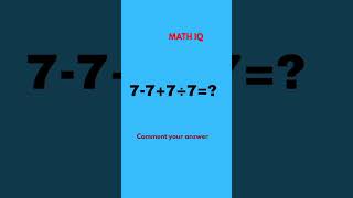 Puzzle 7 #maths #shorts #basicmaths #mathematics #mathchallenge