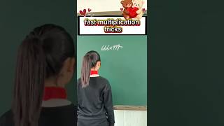 Master lightning-fast multiplication tricks! 🧠✨ #MathHacks #SpeedMath #MathTricks