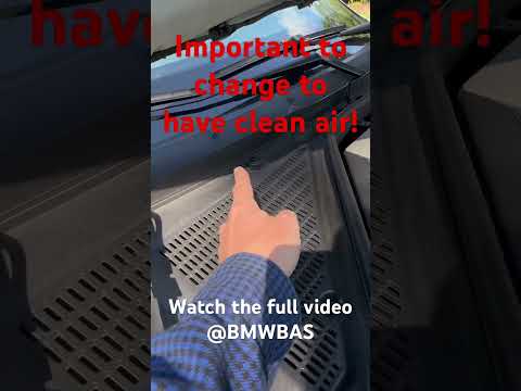 How to change BMW X5 AUC sensor. #bmw #diy #x5 #e70 #howto #learningvideos #clean #cleanair #sensor