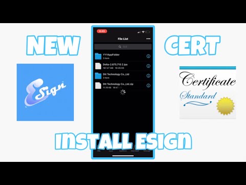 UPDATED | Install ESign on iOS [NEW CERT] No Revokes