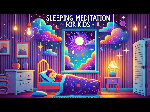 Magical Sleep Meditation for Kids | Peaceful Bedtime Story & Relaxing Music🛌🥱#omsairam