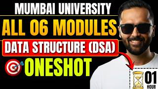 Data Structure (DSA) | ALL 06 MODULES | One Shot in 1 Hour | Pradeep Giri Sir