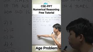 #CSE - PPT Free #Tutorial #CivilServiceExam #CSEReview #Math #NumericalReasoning #AgeProblem