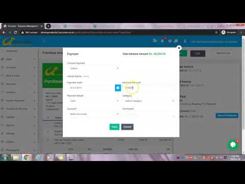 How to create purchase invoice?