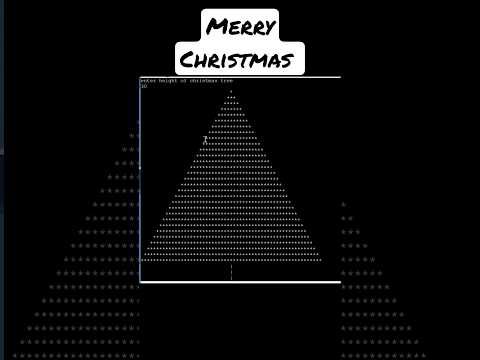 how to draw a Christmas tree 🌲 in C with stars #merrychristmas #christmastree #learntocode