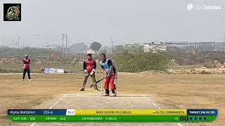 ELITE COMMANDOS vs Alpha Battalion | The Gangsters Cup - S1(League Matches) | Live - Greater Noida A