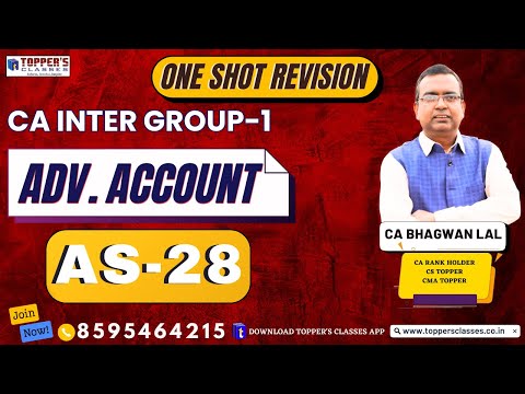 AS 28  / One Shot Revision / By CA Bhagwan Lal Sir #oneshotrevision #revision #caintermediate