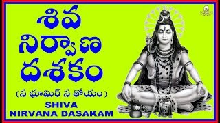 SHIVA NIRVANA DASAKAM (శివ నిర్వాణ దశకం- న భూమిర్ న తోయం)