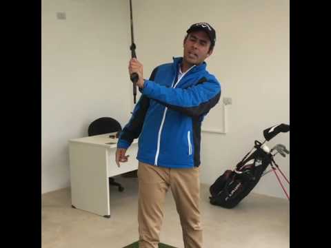the HANGER golf swing aid