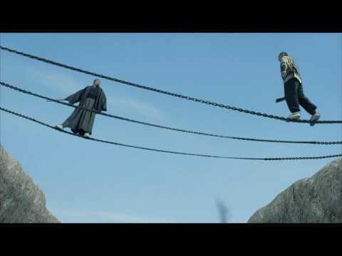 The ultimate showdown! The Japanese samurai sets up the ring, and the Kung Fu boy comes to fight!