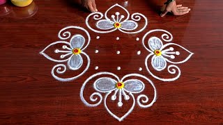 Simple Rangoli Designs 🌷 7*1dots Rangolis 🌷 Easy Muggulu 🌷 Daily Rangolis 🌷 Kolam Rangoli 🌷 Latest 🌷